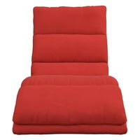 Beverly Wave podesiva memorijska pjenasta stolica, crvena mikrofiber