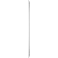 Ekena Millwork 18 W 71 H TRUE FIT PVC Horizontalna letvica uokvirena modernim stilom Fiksni nosači, bijele
