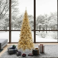 Tanko umjetno božićno drvce od 9 ' inča, Topla bijela LED svjetla dura mater