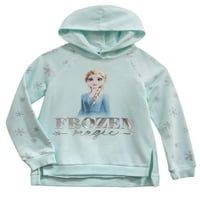 Disney Frozen Elsa ili Anna Foil print pulover kapuljača dukserica