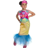 Djevojke Barbie sirena kostim za Noć vještica
