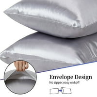 Mekana glatka satenska svilena jastučnica jednobojna luksuzna jastučnica za krevet navlake za jastuke