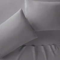 Serta Comfort Silver Filigree Pamuk čvrsti set za krevet, Twin XL